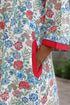 60’s Cotton Full Sleeve Kaftan in Floral Print