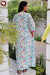60’s Cotton Full Sleeve Kaftan in Floral Print