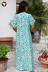 Bizzy Lizzy Front Zipper Kaftan in Floral Print