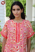 Bizzy Lizzy Front Zipper Kaftan in Floral Print