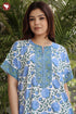 Bizzy Lizzy Front Zipper Kaftan in Floral Print