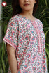 Bizzy Lizzy Front Zipper Kaftan in Floral Print