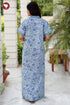60’s Cotton Short Sleeve Kaftan in Floral Print