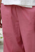Cambric Cotton Pants in Dusty Pink
