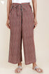 Cambric Cotton Pant In Block Print