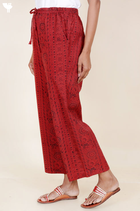 Khaadi Cotton Pant In Block Print