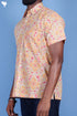 Regular Fit Cambric Cotton Men’s Half Sleeved Shirt In Floral Print