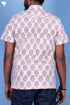 Regular Fit Cambric Cotton Men’s Half Sleeved Shirt In Block Print