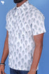 Regular Fit Cambric Cotton Men’s Half Sleeved Shirt In Floral Print