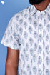 Regular Fit Cambric Cotton Men’s Half Sleeved Shirt In Floral Print