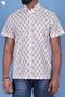 Cotton Men’s Half Sleeved Shirt In Floral Print