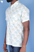 Regular Fit Cambric Cotton Men’s Half Sleeved Shirt In Block Print