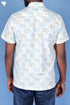 Regular Fit Cambric Cotton Men’s Half Sleeved Shirt In Block Print