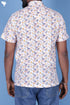 Regular Fit Cotton Men’s Half Sleeved Shirt In Floral Print