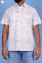 Regular Fit Cotton Men’s Half Sleeved Shirt In Block Print