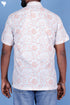 Regular Fit Cotton Men’s Half Sleeved Shirt In Block Print