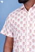 Cotton Men’s Half Sleeved Shirt In Block Print