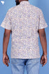 Cotton Men’s Half Sleeved Shirt In Block Print
