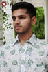 Regular Fit Cambric Cotton Men’s Half Sleeved Shirt In Block Print