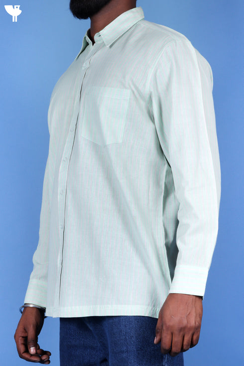 Khaadi Cotton Men’s Regular Full Sleeved Shirt
