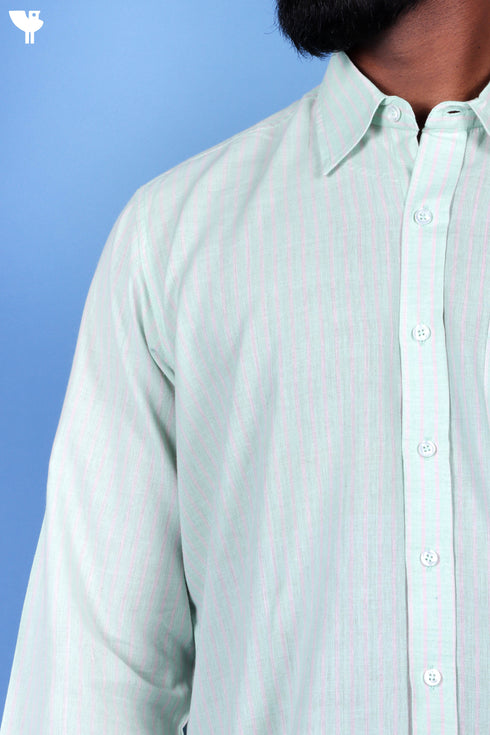 Khaadi Cotton Men’s Regular Full Sleeved Shirt