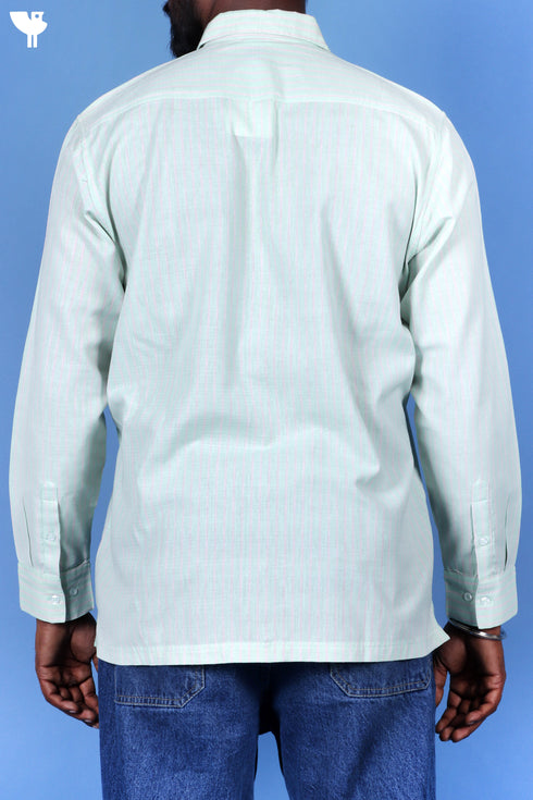 Khaadi Cotton Men’s Regular Full Sleeved Shirt