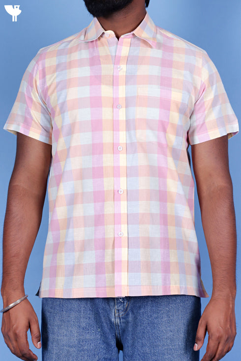 Khaadi Cotton Men’s Half Sleeved Shirt