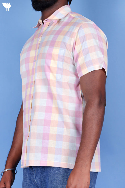 Khaadi Cotton Men’s Half Sleeved Shirt