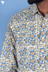 Regular Fit Cotton Men’s Full Sleeved Shirt In Block Print