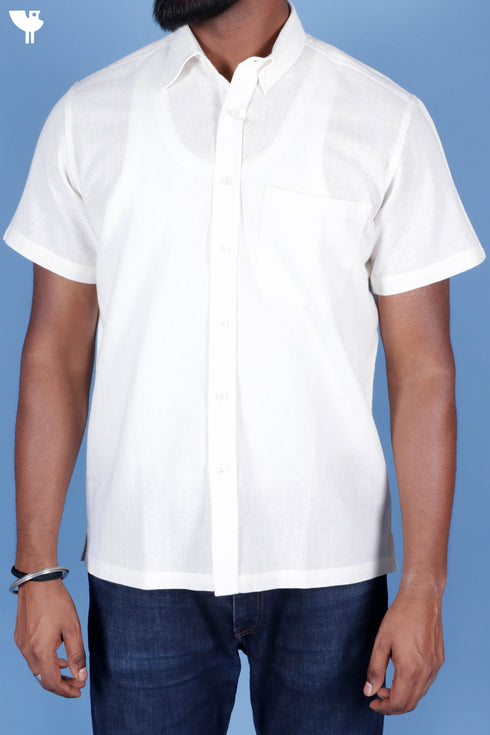 Regular Fit Khaadi Cotton Men’s Half Sleeved Shirt