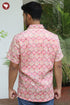 Regular Fit Lyocell Men’s Half Sleeved Shirt In Block Print