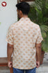 Regular Fit Lyocell Men’s Half Sleeved Shirt In Block Print