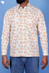 Lyocell Men’s Full Sleeved Shirt In Block Print