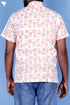 Regular Fit Cotton Men’s Half Sleeved Shirt In Block Print