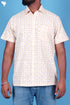Regular Fit Cotton Men’sHalf Sleeved Shirt In Block Print
