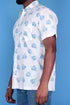 Regular Fit Cotton Men’sHalf Sleeved Shirt In Block Print