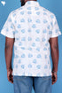 Regular Fit Cotton Men’sHalf Sleeved Shirt In Block Print