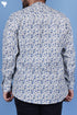 Regular Fit Cotton Men’s Short Kurta In Floral Print