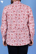 Regular Fit Cotton Men’s Short Kurta In Floral Print