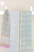 Cambric Cotton Dress Material With Kota Dupatta in Block Print