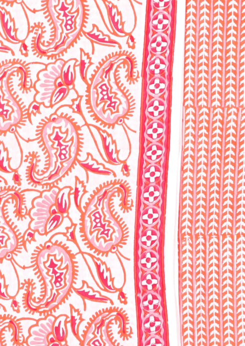 Cambric Cotton Dress Material With Kota Dupatta in Block Print