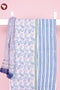Cambric Cotton Dress Material With Kota Dupatta in Block Print