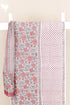 Chanderi Silk Dress Material With Dupatta In Floral Block Print