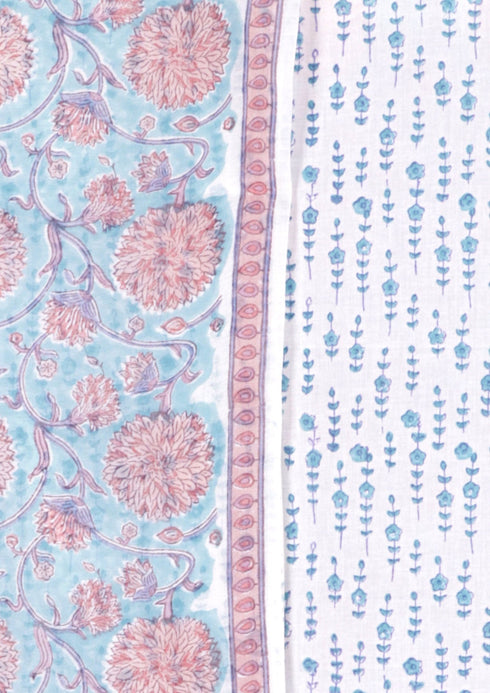 Chanderi Silk Dress Material With Dupatta