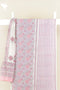 Chanderi Silk Dress Material With Dupatta In Floral Block Print