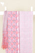Terry Voile Dress Material with Chiffon Dupatta in a Large Floral Block Print