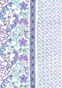 Bizzy Lizzy Dress Material With Chiffon Dupatta In Floral Block Print