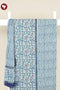 Bizzy Lizzy Dress Material With Chiffon Dupatta In Floral Block Print