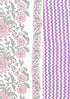 Bizzy Lizzy Dress Material With Chiffon Dupatta In Floral Block Print