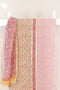 Bizzy Lizzy Dress Material With Kota Dupatta In Floral Block Print